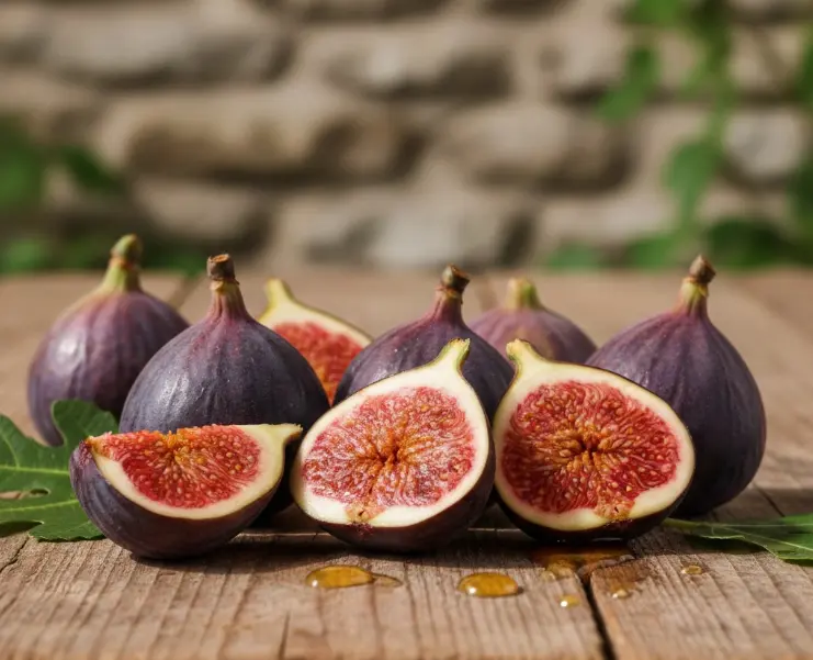 Figs are naturally sweet. Additionally, they provide important nutrients